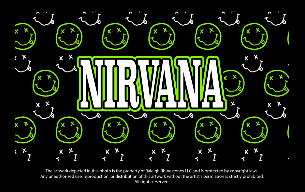 Nirvana Raleigh Rhinestones Team Design