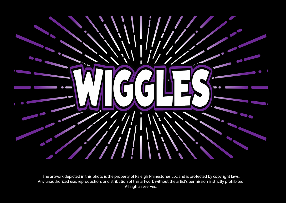 Wiggles Raleigh Rhinestones Team Design