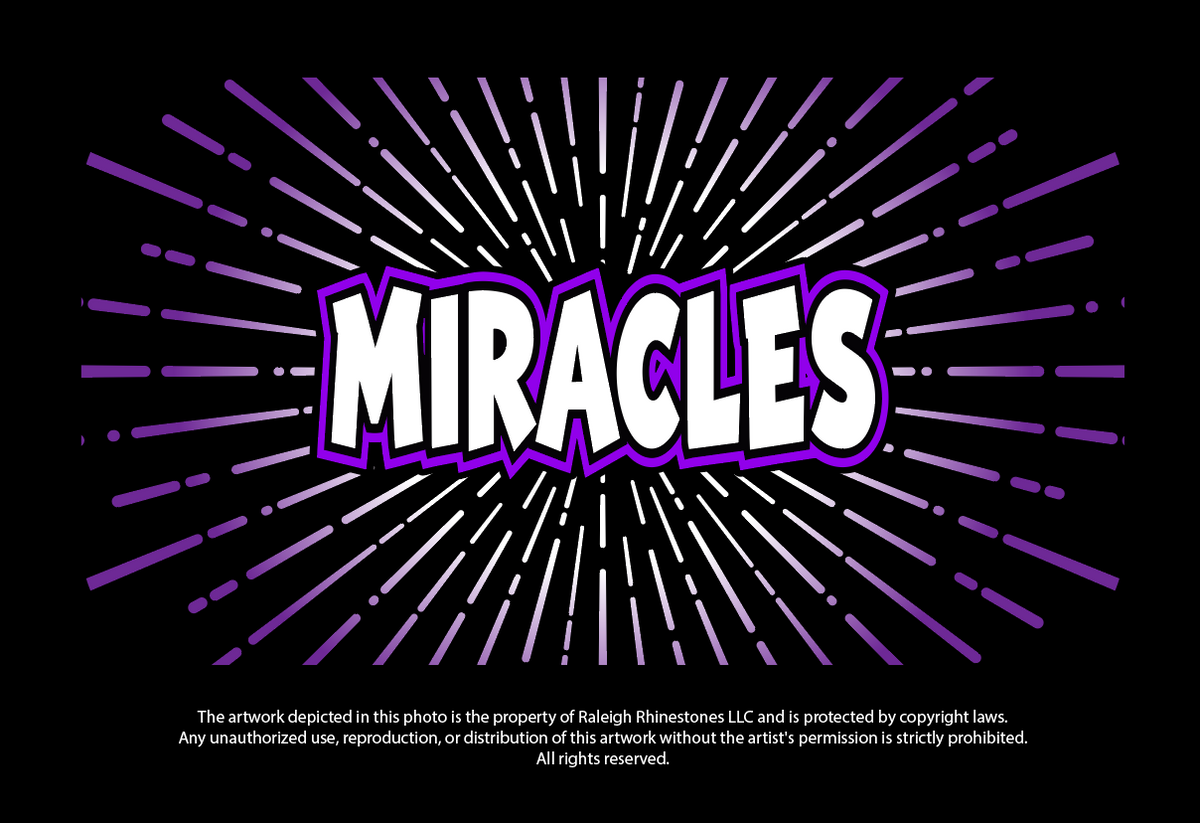 Miracles Raleigh Rhinestones Team Design